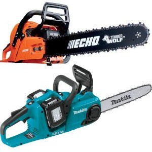 electric vs gas chainsaw
